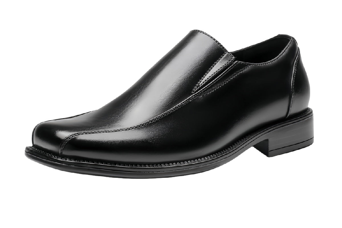 Men¡¯s Slip-On Black Dress Shoes | walkverve Brand | Business Formal Leather Shoes