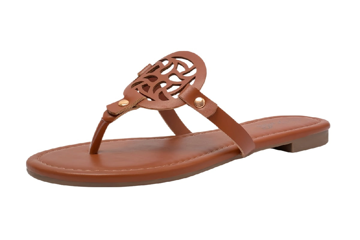 Women¡¯s Blue Beaded Flat Sandals | walkverve Brand | Elastic Strap Comfortable Summer Beach Sandals